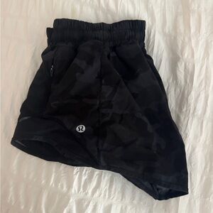 Lululemon Camo Hotty Hot Shorts